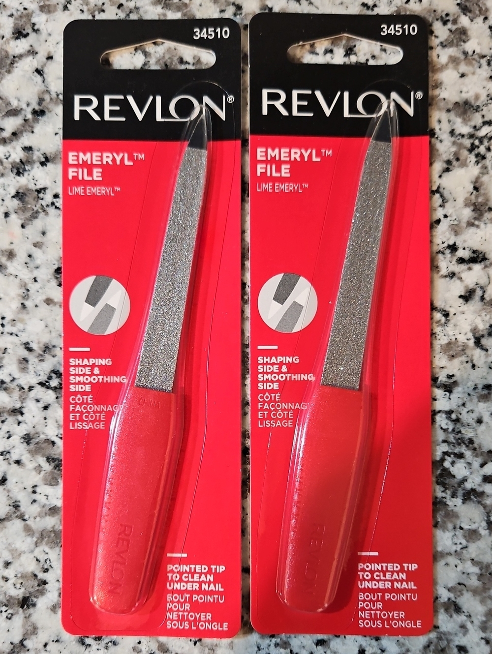 2× Revlon Emeryl File New
